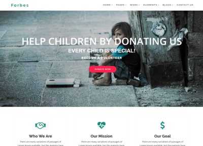 Latest HTML5 Charity Website Templates 2018