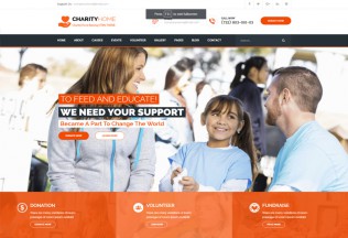 Charity Home – Premium Responsive HTML5 Template for Charity & Fund Raising