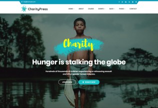 CharityPress – Premium Responsive Charity Fundraising HTML5 Template