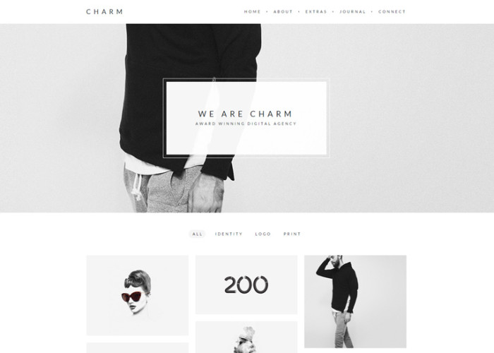 Charm – Premium Responsive Portfolio for Freelancers & Agencies WordPress Theme