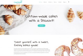 Chateau – Premium Responsive Bakery and Receipts WordPress Theme