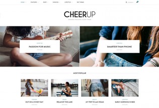 CheerUp – Premium Responsive Multi-demo WordPress Blog Theme