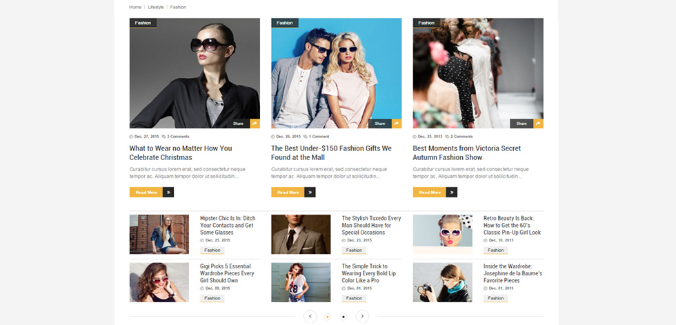 Category page