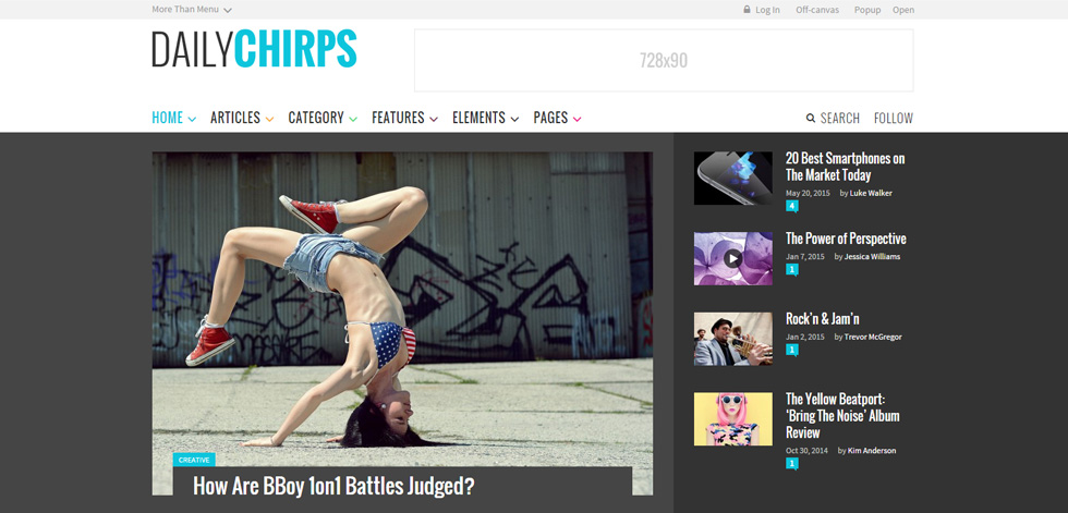 Home page