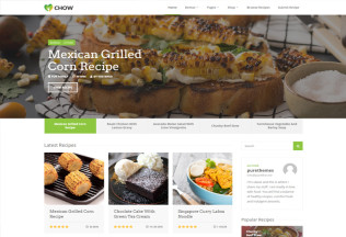 Chow – Premium Responsive Recipe & Food WordPress Theme