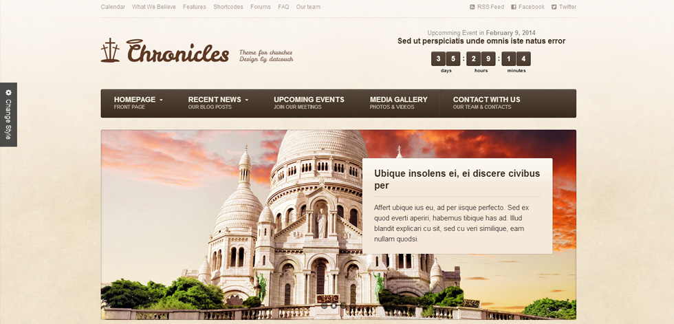 Home page