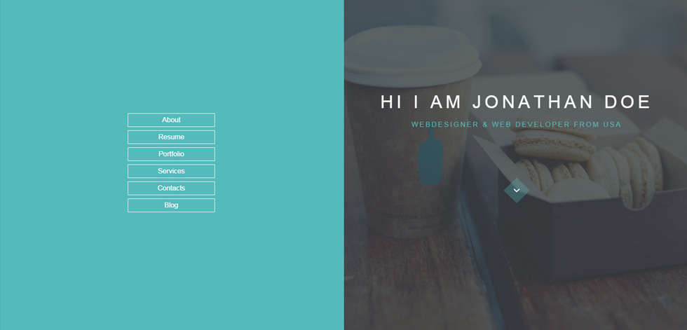 Welcome screen