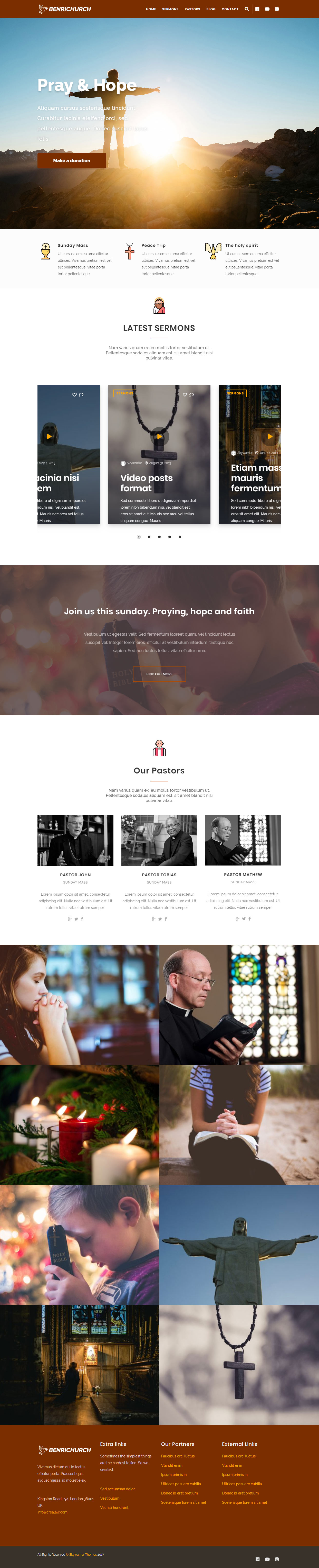 Benri WordPress Church Themes