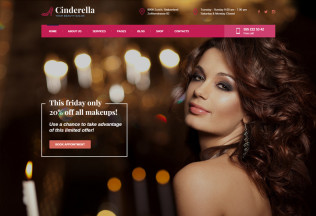 Cinderella – Premium Responsive Beauty, Hair and SPA Salons WordPress Theme