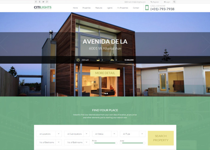 CitiLights – Premium Responsive Real Estate Drupal Theme