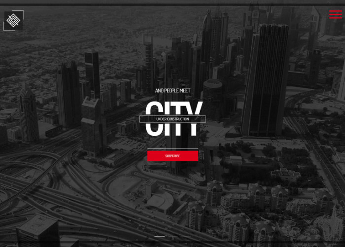 City – Premium Responsive Coming Soon HTML5 Template