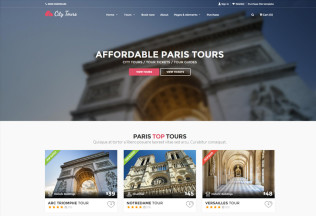CityTours – Premium Responsive City Tours, Tour Tickets and Guides HTML5 Template