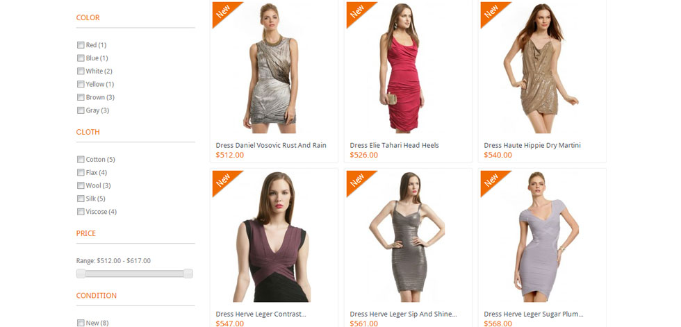 Category page