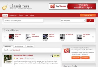 ClassiPress – Premium Responsive Ads WordPress Theme