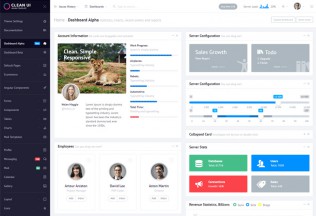 Clean UI – Premium Responsive Admin Angular 2 HTML5 Template