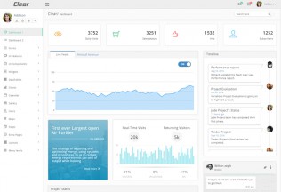 Clear – Premium Responsive VueJS Laravel Admin HTML5 Template