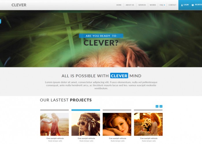 Clever – Premium Muse Template