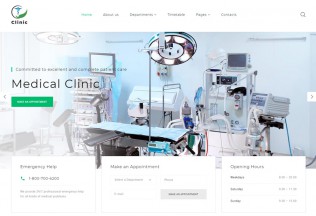 Clinic – Premium Responsive Medical Service HTML5 Template