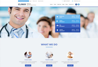 Clinix – Premium Responsive Medical Layers Woocommerce WordPress Theme