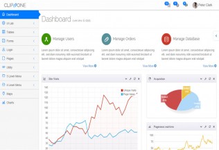 Clip-One – Premium Responsive Admin Template