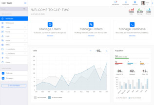 Clip-Two – Premium Responsive Admin HTML5 Template with AngularJS