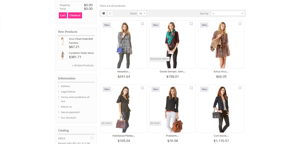 Category page
