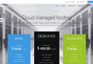 CloudHost – Premium Responsive WordPress Web Hosting Theme