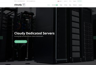 Cloudy 7 – Premium Responsive Hosting Service HTML5 Template