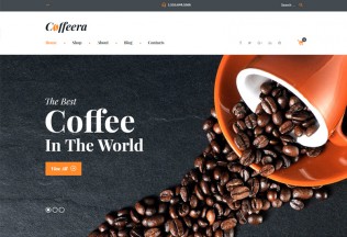 Coffeera – Premium Responsive Coffee Shop WooCommerce WordPress Theme