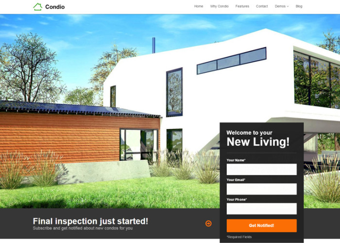 Condio – Premium Responsive Single Property Real Estate WordPress Theme