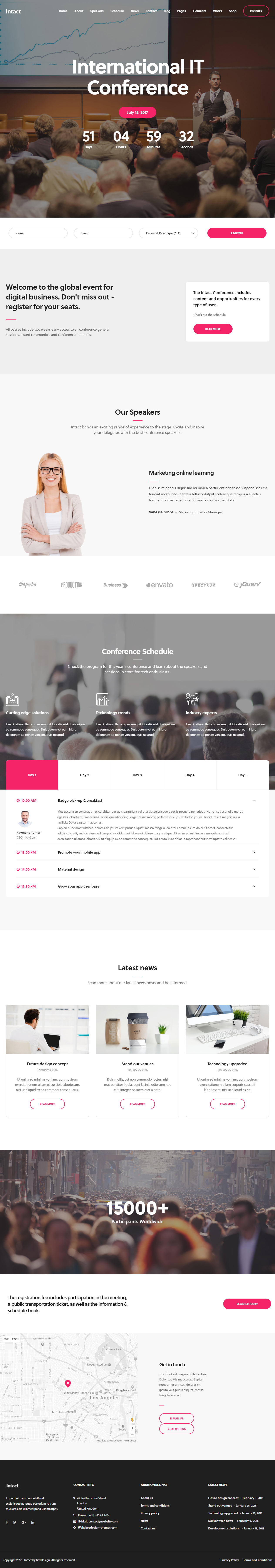 Intact WordPress Conference Theme