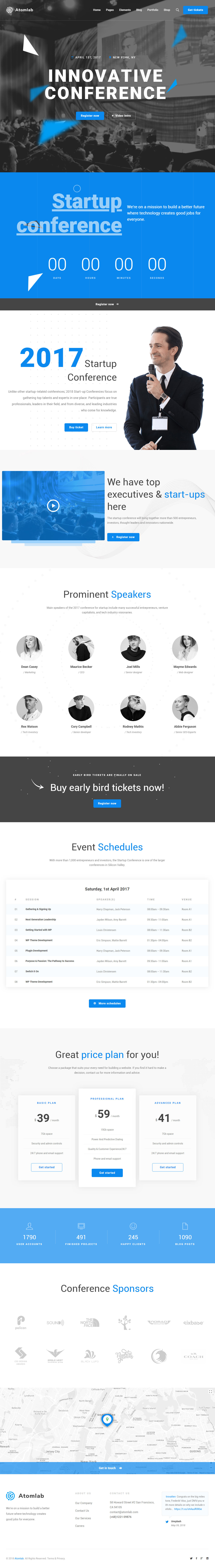 Atomlab WordPress Conference Theme