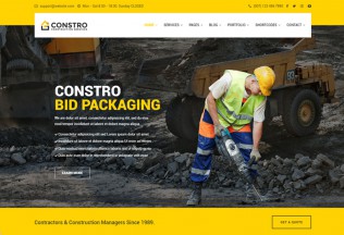 Constro – Premium Resoponsive Construction Business HTML5 Template