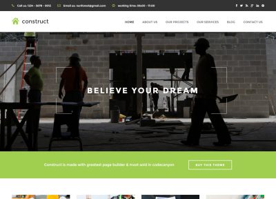 10+ Best Drupal Architecture Themes 2017