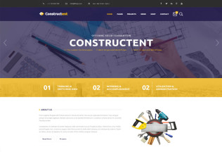 Constructent – Premium Responsive Construction WordPress Theme