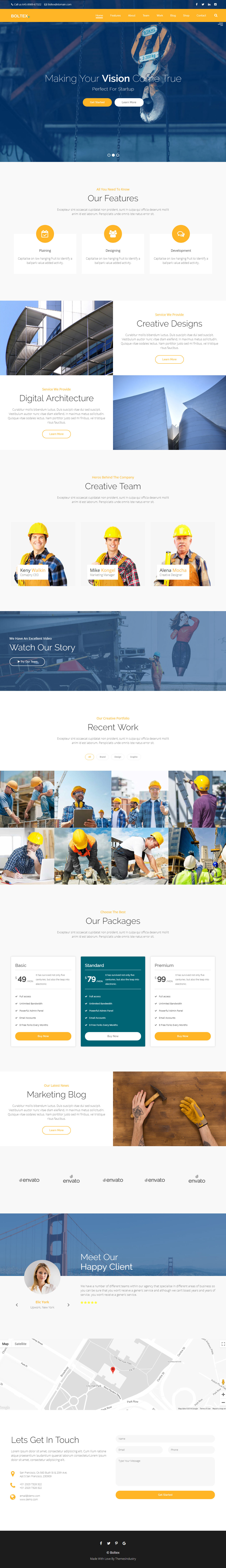 Boltex Construction Company HTML5 Templates