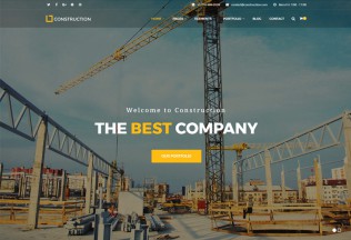 Construction – Premium Responsive Business & Building Company WordPress Theme