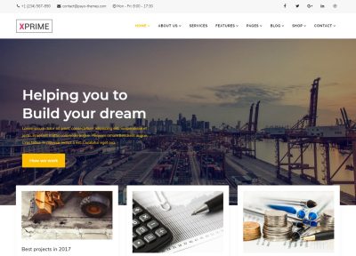 Latest Joomla Construction Templates 2018