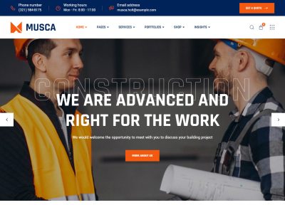 35+ Best Engineering WordPress Themes 2021