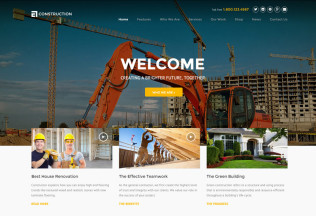 Construction – Premium Responsive Building Business Drupal Theme