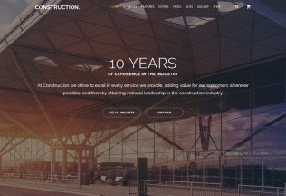 Construction – Premium Responsive Multipurpose HTML5 Template