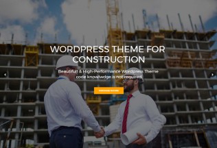 Construction – Premium Responsive Construction Business WordPress Theme