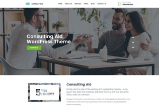 Consult Aid – Premium Responisve Business Consulting And Finance WordPress Theme