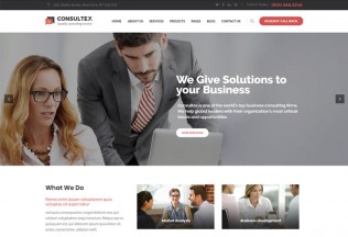 Consultex – Premium Responsive Business Consulting WordPress Theme