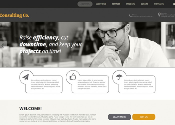 Consulting Co – Premium Responsive Consulting HTML5 Template