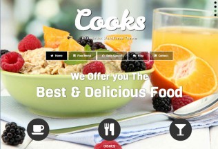 Cooks – Premium Responsive Restaurant HTML5 Template