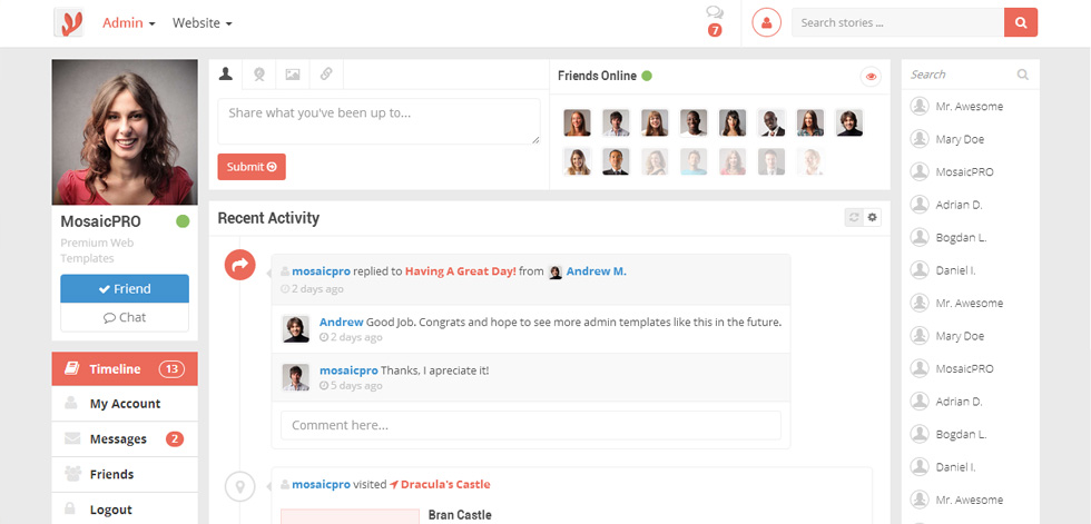 Home page