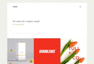 Core – Premium Responsive Minimal Portfolio WordPress Theme