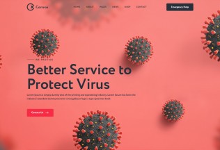Coroso – Premium Responsive Covid-19 Prevention HTML5 Template