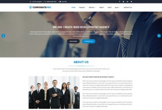 CorporatePro – Premium Responsive Business & Corporate HTML5 Template